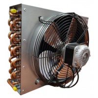 FN-3.4, Skraplacz chłodniczy powietrzny, Chłodnica Wymiennik, Blok lamelowy